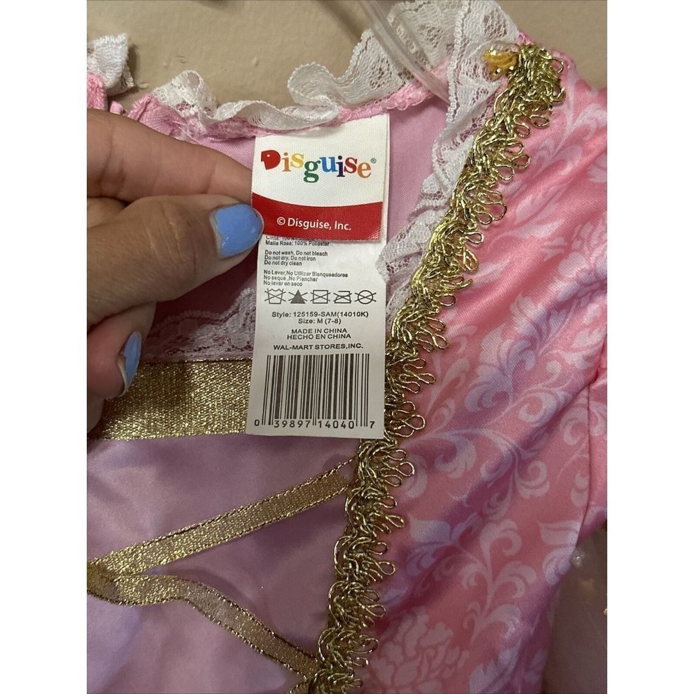 PRINCESS Party Childs Sz 5 Dress Costume BEAUTIFUL!! Hooped - Picture 4 of 9